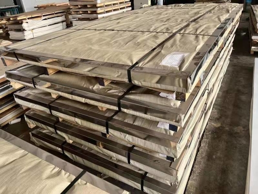 แผ่นโลหะสแตนเลส SUS202 6000mm 304 ขัดเงา 2b 2mm