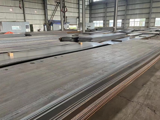 Q345 ASTM A36 แผ่นเหล็กคาร์บอนม้วนร้อน 4 * 8FT แผ่นเหล็กสําหรับการก่อสร้าง